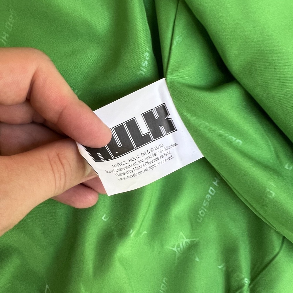 NWT VTG JH Design Hulk Jacket Youth 2XL Black Men's S Crop Boxy Racing Marvel - Picture 8 of 12